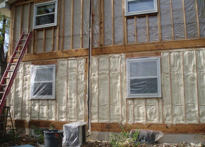 insulation on home exterior